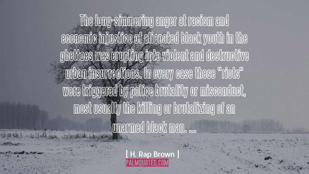 Socio Economic Injustice quotes by H. Rap Brown