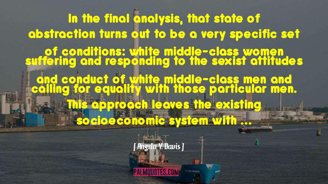 Socioeconomic System quotes by Angela Y. Davis