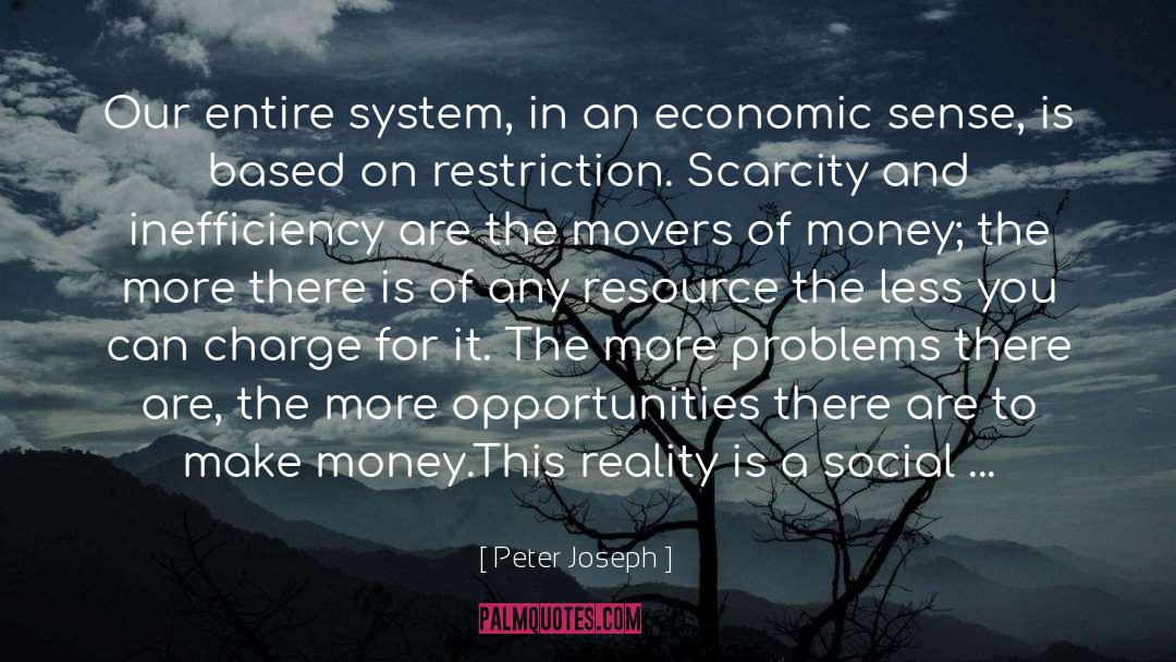 Socioeconomics quotes by Peter Joseph