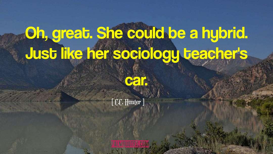Sociology quotes by C.C. Hunter