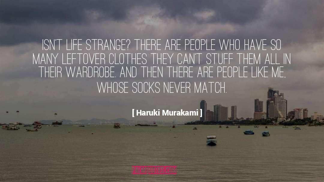 Sock quotes by Haruki Murakami