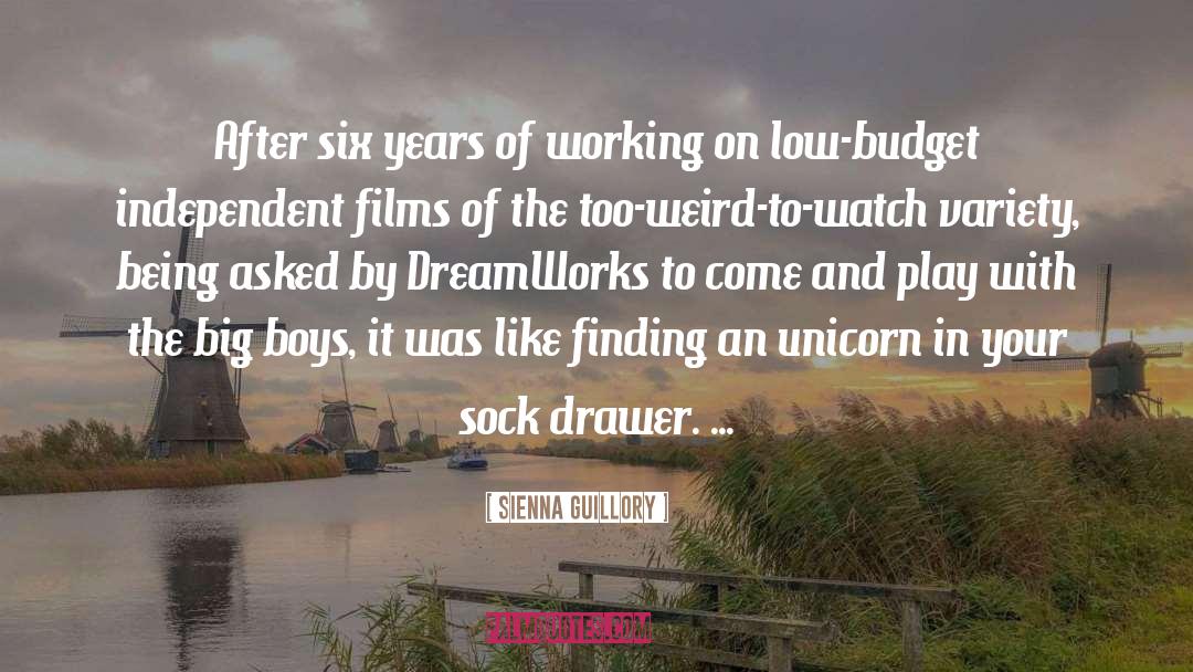 Sock quotes by Sienna Guillory