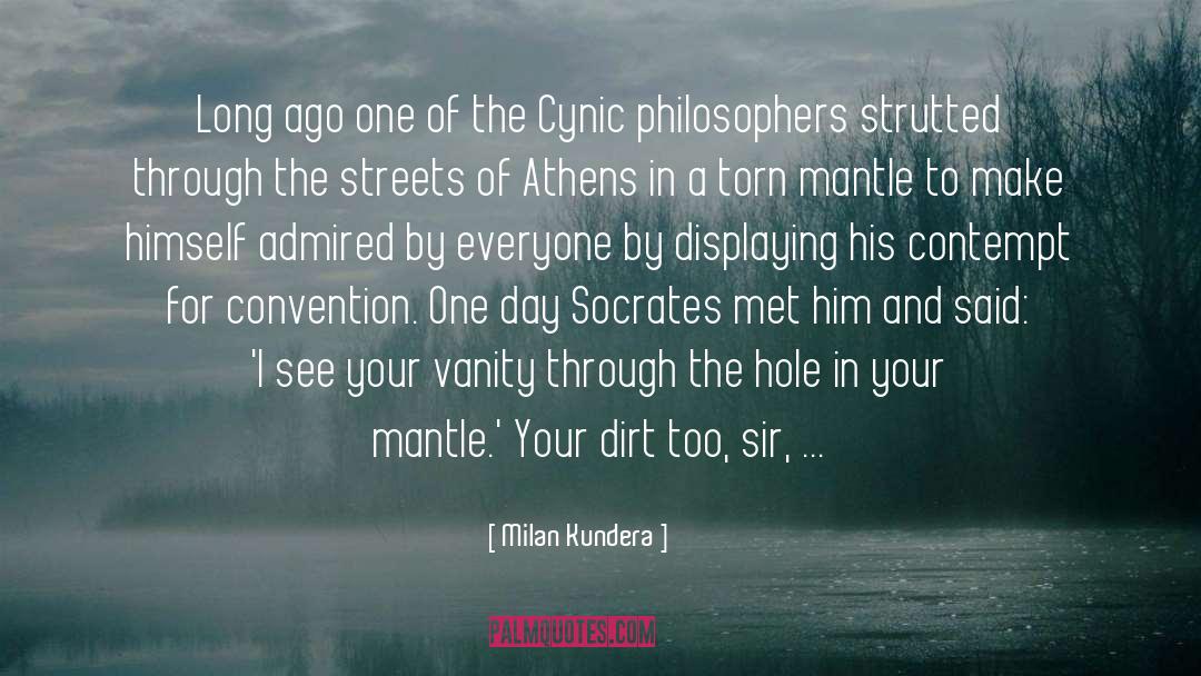 Socrates quotes by Milan Kundera