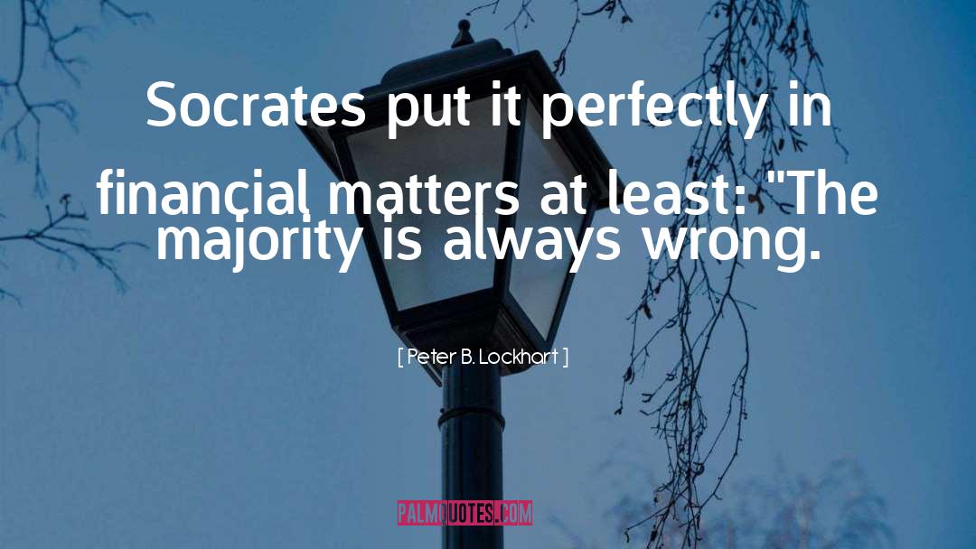 Socrates quotes by Peter B. Lockhart