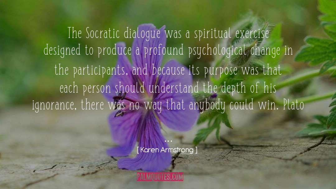 Socratic quotes by Karen Armstrong