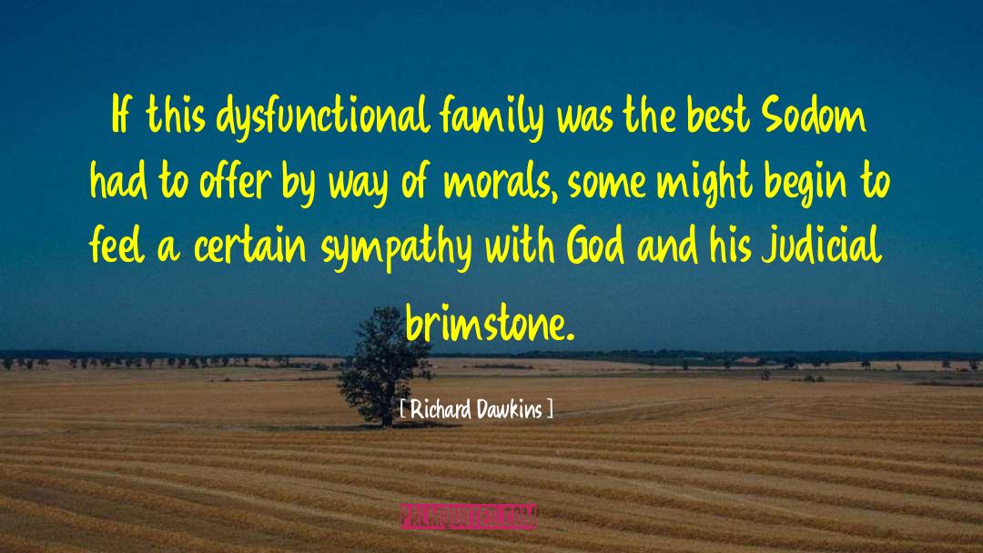 Sodom And Gomorrah quotes by Richard Dawkins