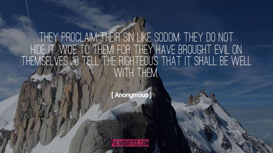 Sodom And Gomorrah quotes by Anonymous