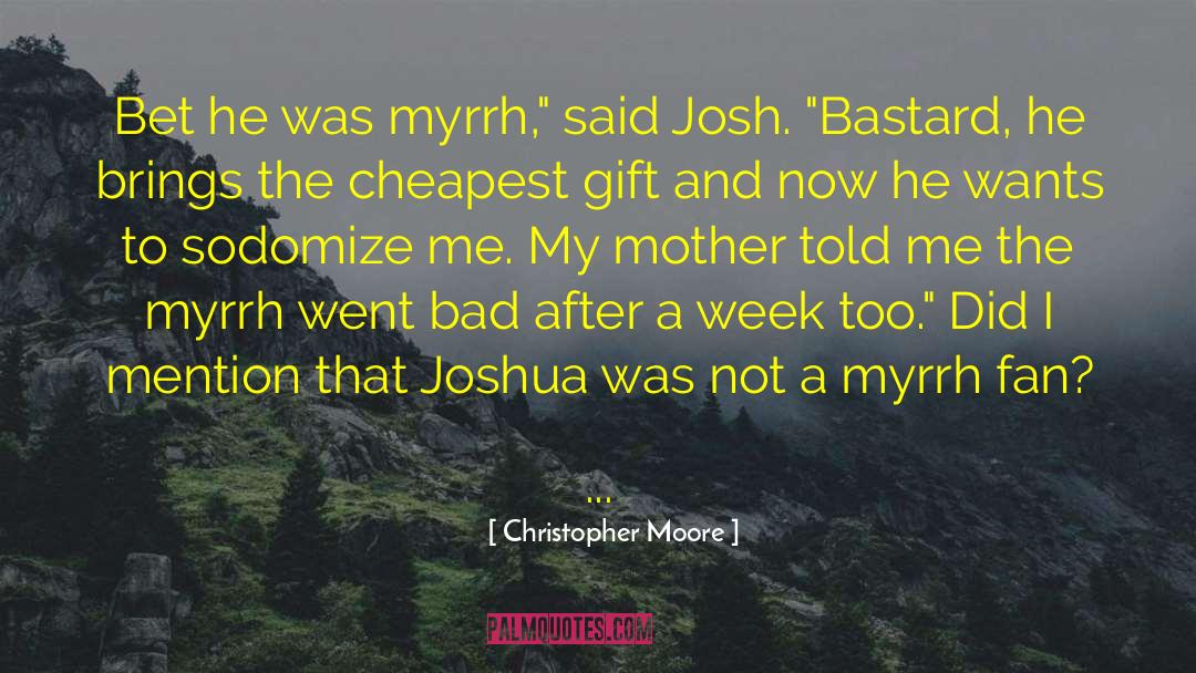 Sodomize quotes by Christopher Moore