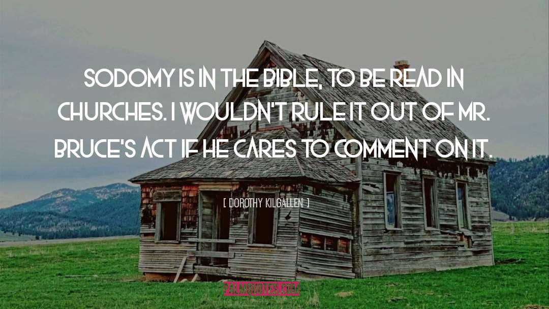 Sodomy quotes by Dorothy Kilgallen