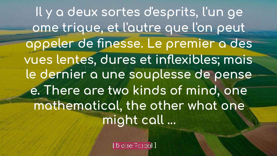 Soeurs Des quotes by Blaise Pascal