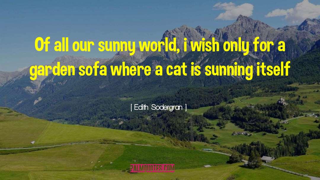 Sofa quotes by Edith Sodergran