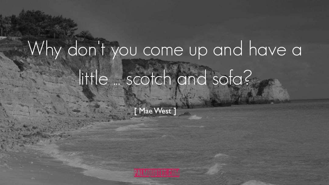 Sofa quotes by Mae West