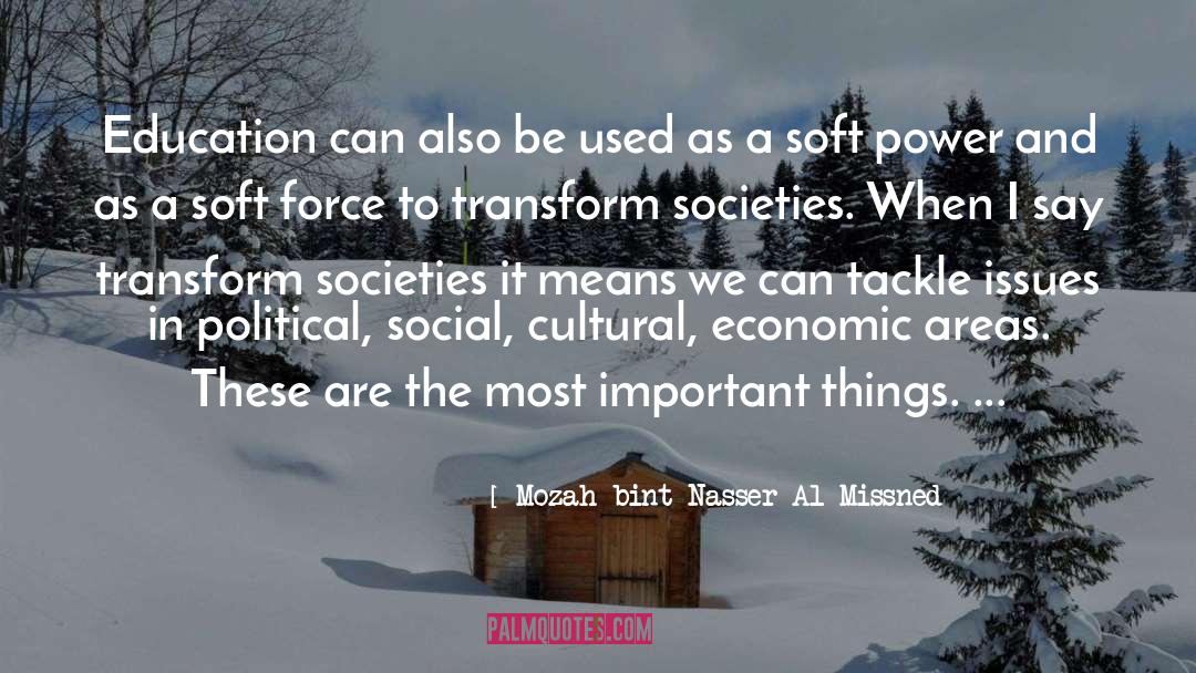 Soft Scifi quotes by Mozah Bint Nasser Al Missned