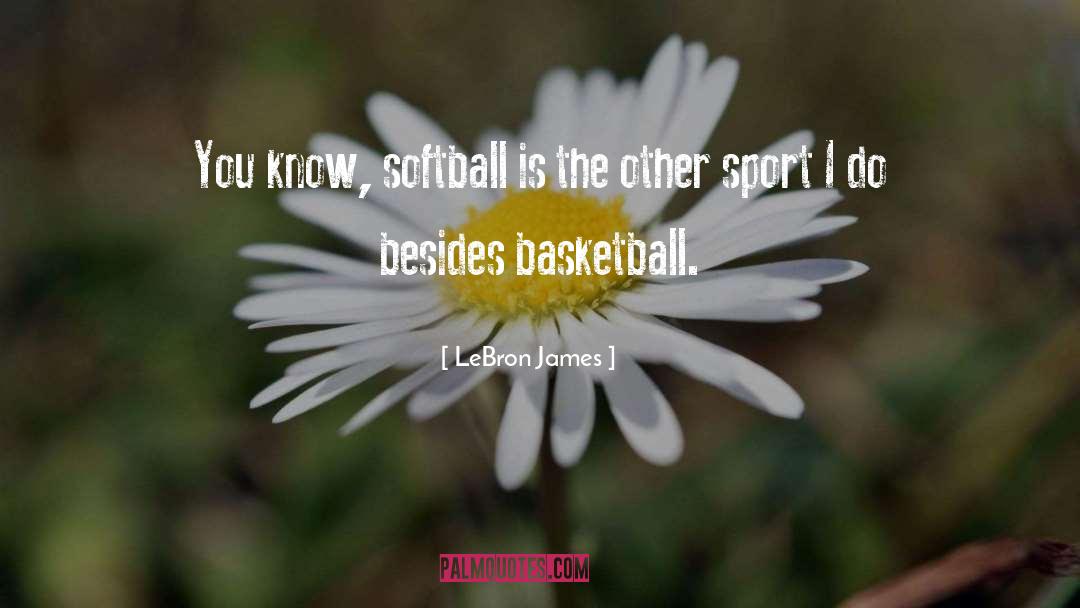 Softball quotes by LeBron James