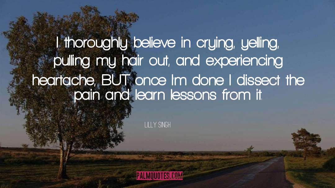 Softens Hair quotes by Lilly Singh