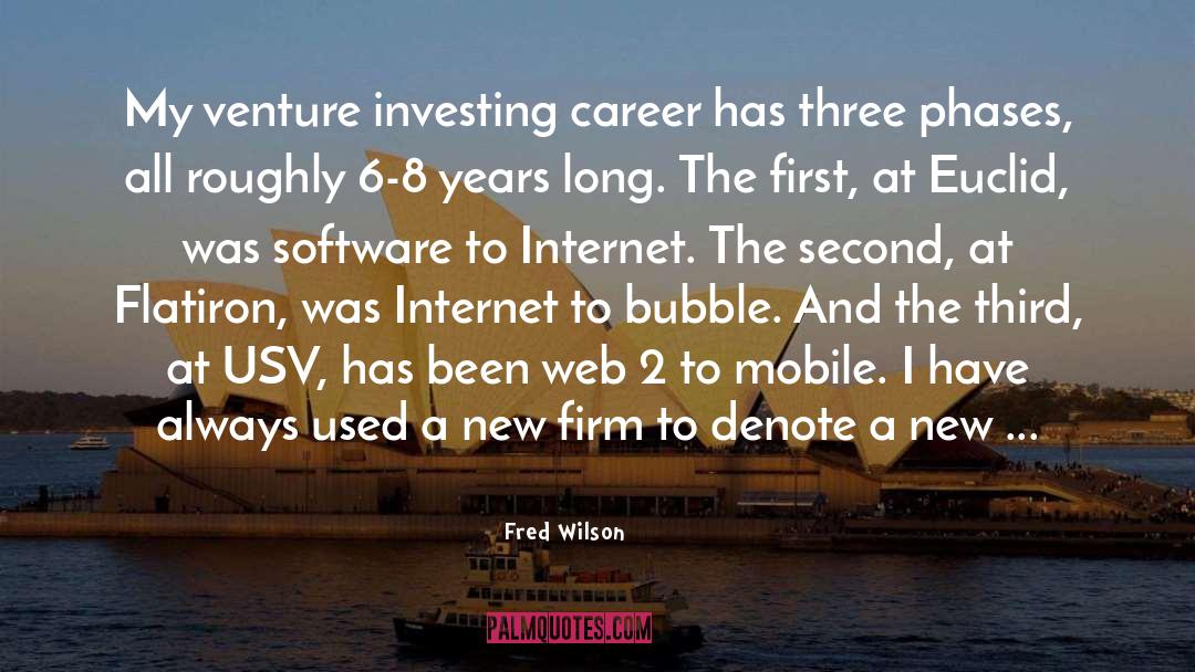 Software Bugs quotes by Fred Wilson