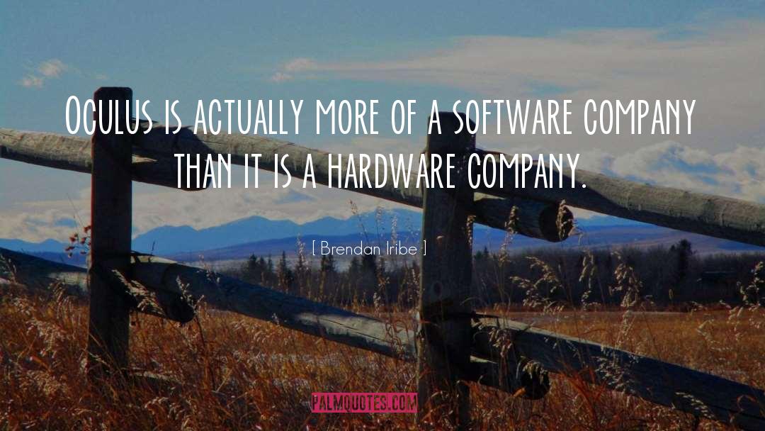 Software Company quotes by Brendan Iribe