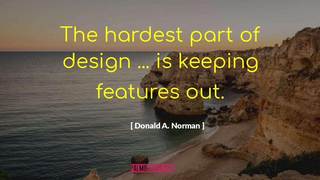 Software Design quotes by Donald A. Norman