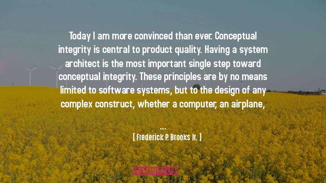 Software Engineering quotes by Frederick P. Brooks Jr.