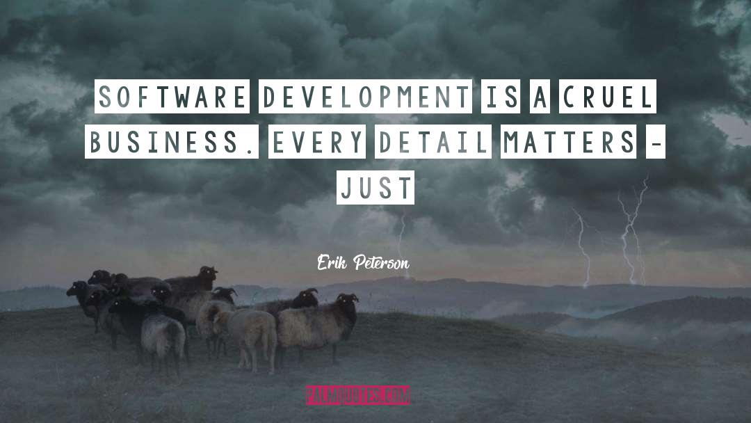 Software Methodology quotes by Erik Peterson