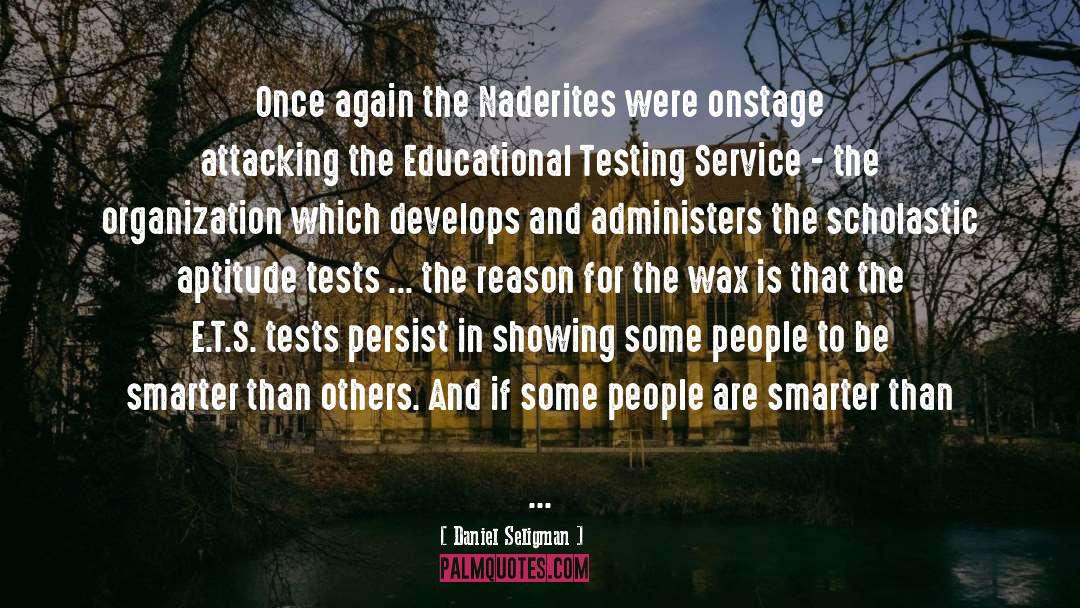 Software Testing quotes by Daniel Seligman