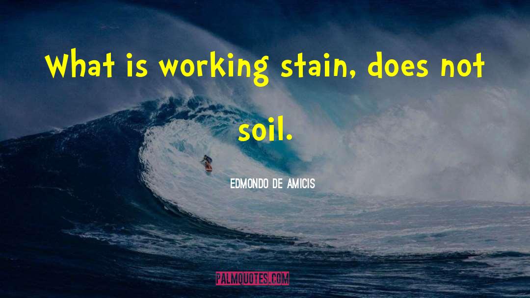 Soil Soil quotes by Edmondo De Amicis