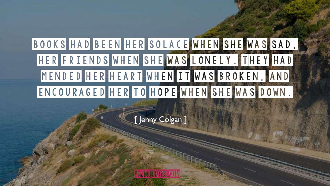 Solace quotes by Jenny Colgan