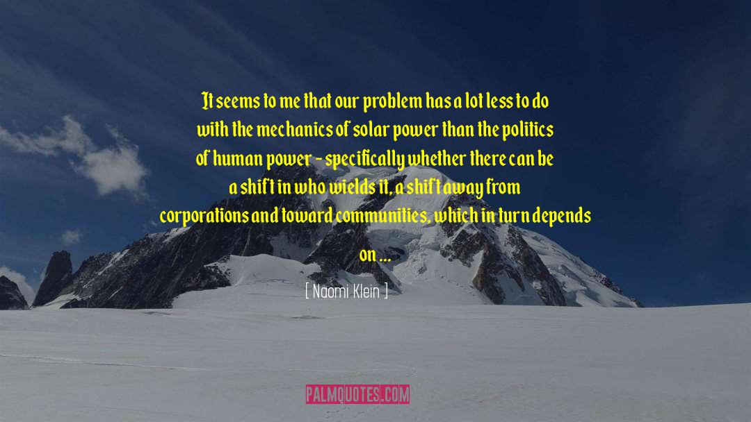 Solar Power quotes by Naomi Klein