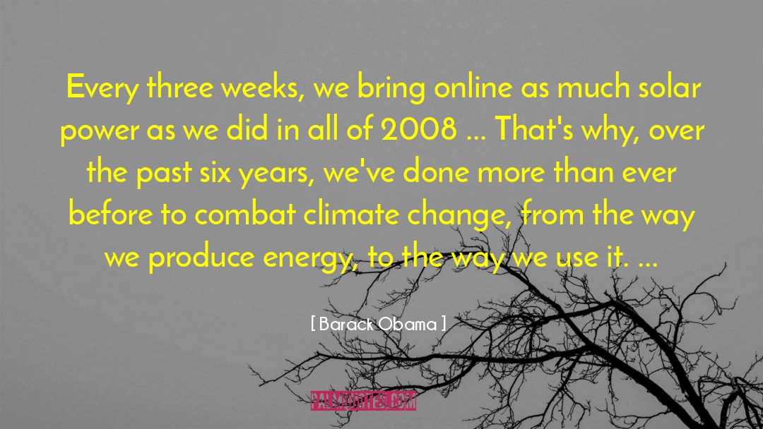 Solar Power quotes by Barack Obama