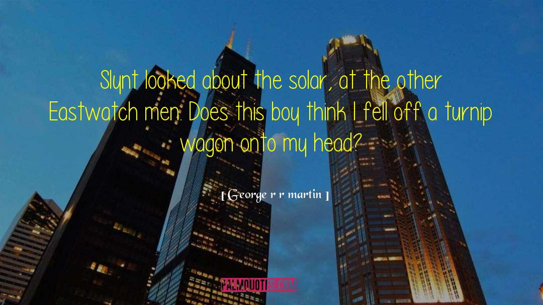 Solar Pv quotes by George R R Martin