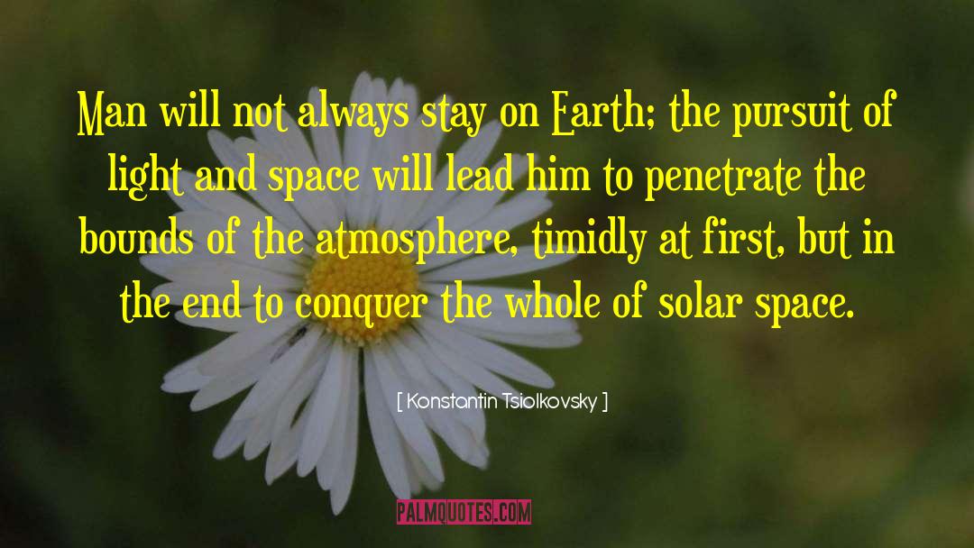 Solar Pv quotes by Konstantin Tsiolkovsky