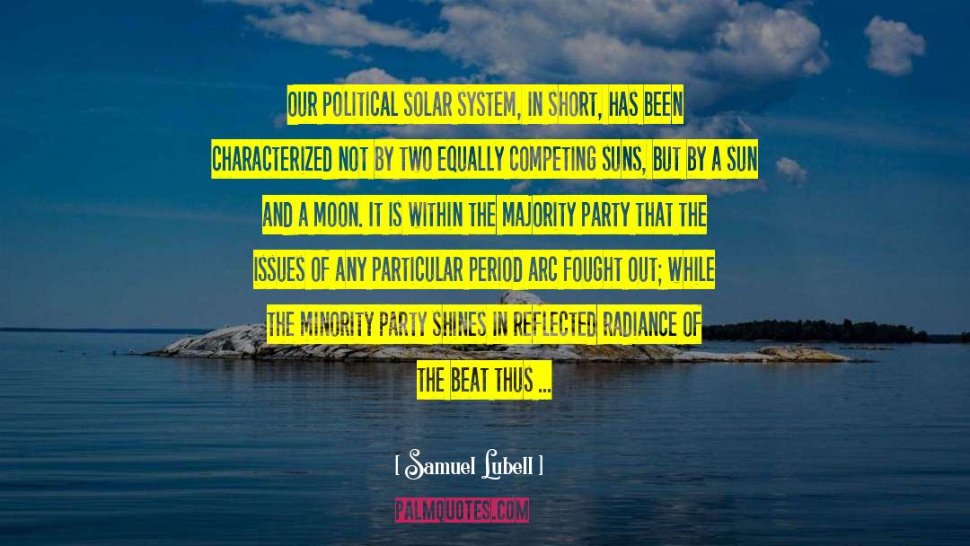 Solar quotes by Samuel Lubell