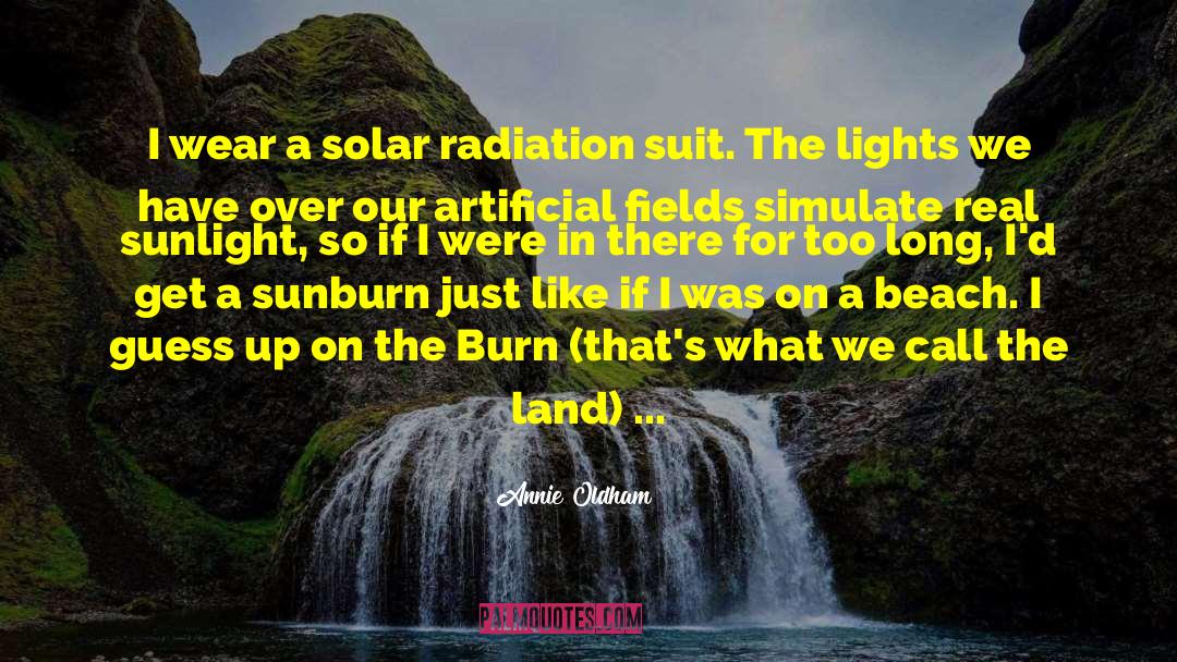 Solar quotes by Annie Oldham