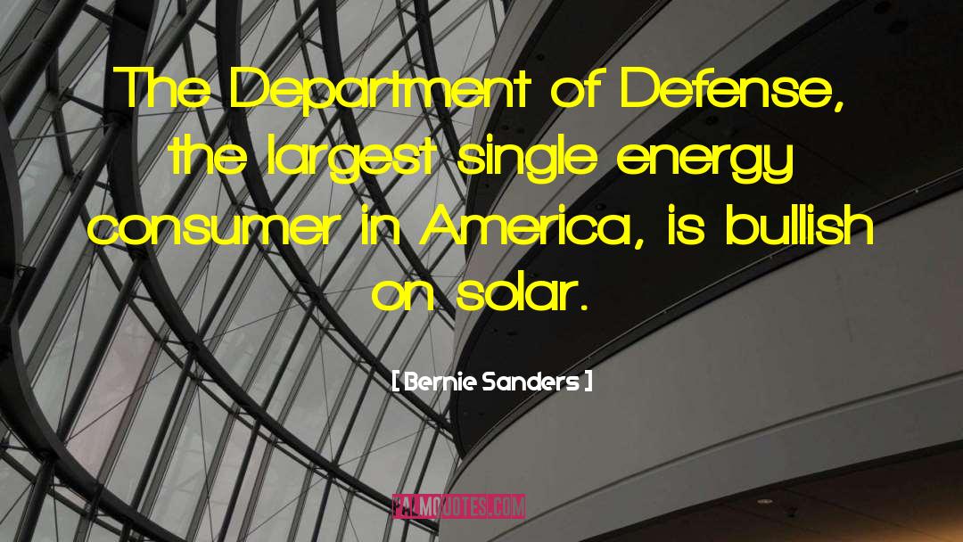 Solar quotes by Bernie Sanders