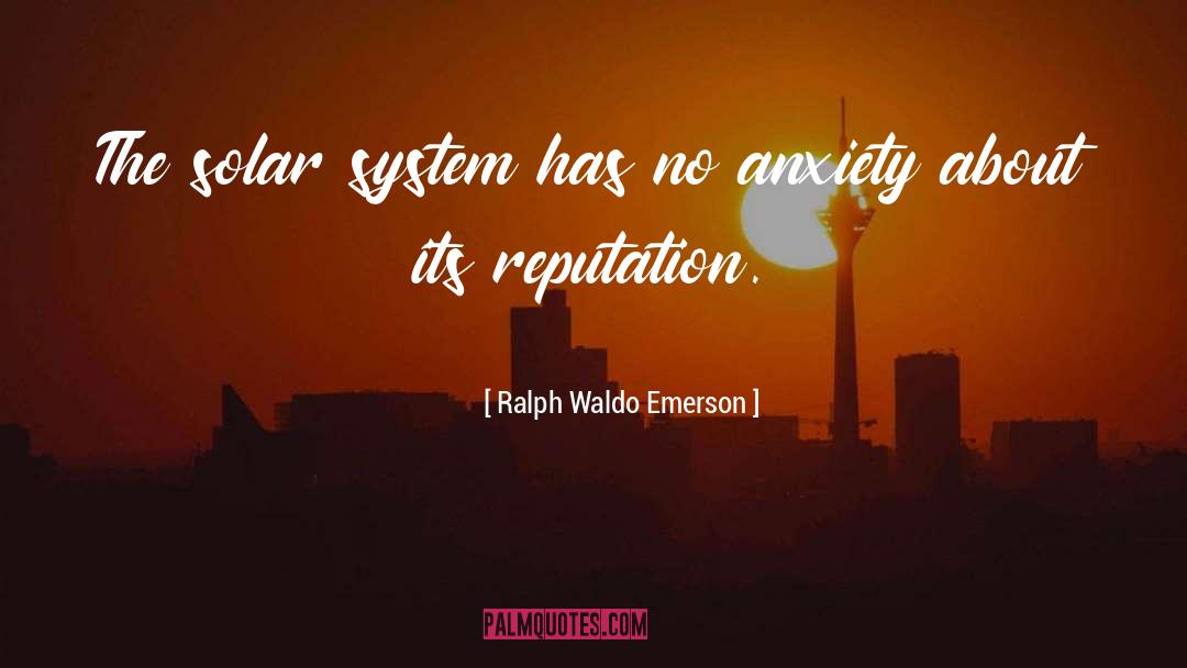 Solar System quotes by Ralph Waldo Emerson