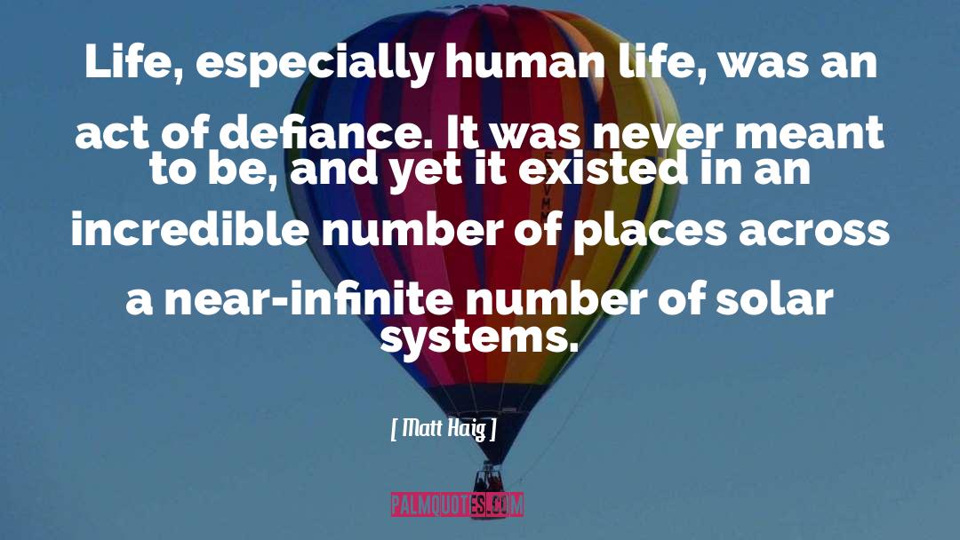 Solar Systems quotes by Matt Haig