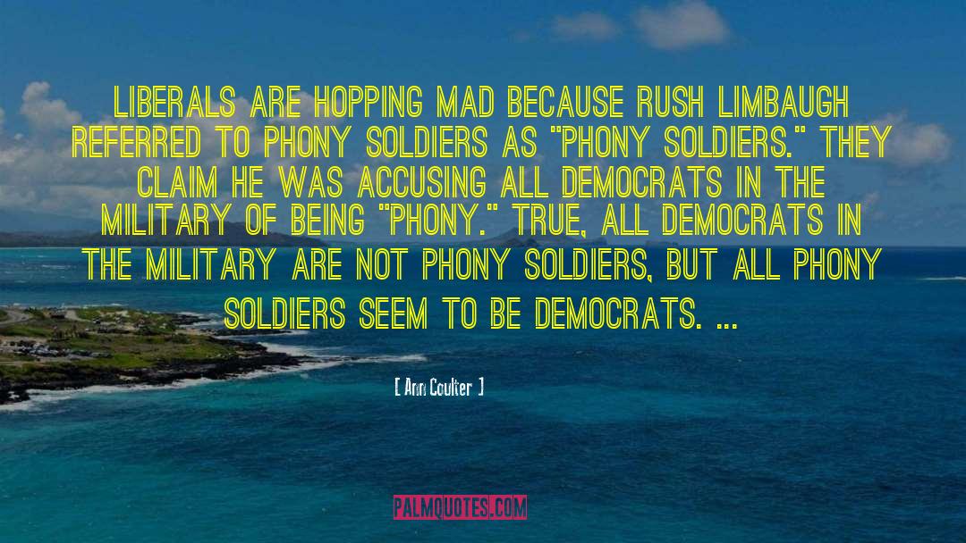 Soldier quotes by Ann Coulter
