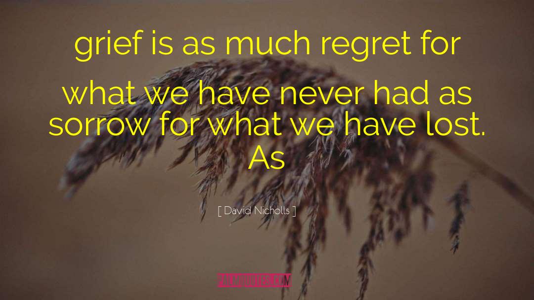 Sole Regret quotes by David Nicholls