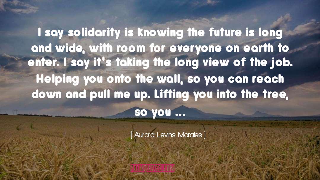 Solidarity quotes by Aurora Levins Morales