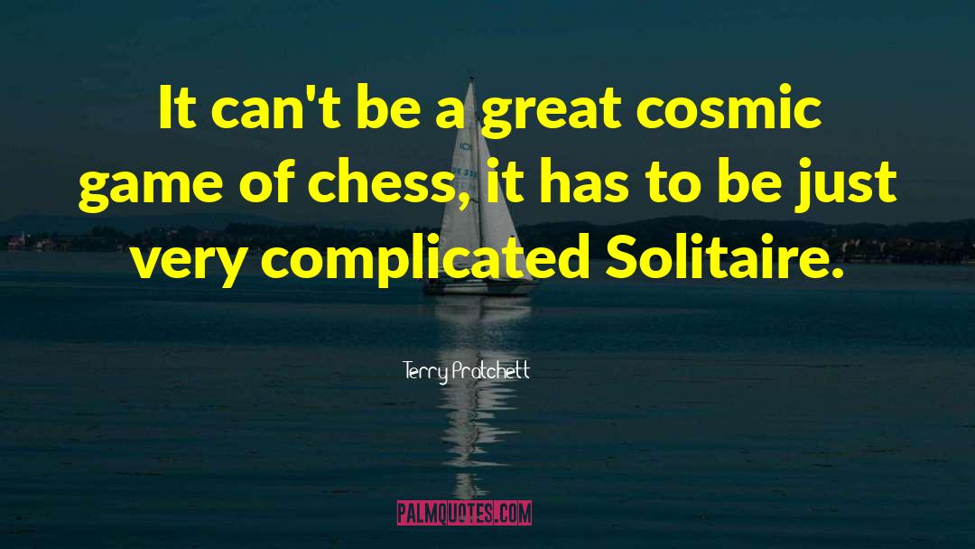 Solitaire quotes by Terry Pratchett