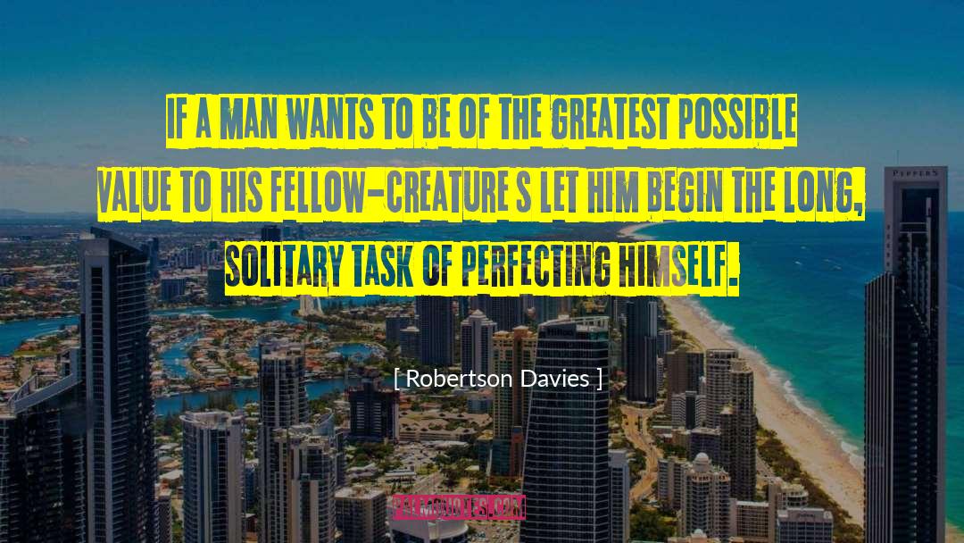 Solitary Cyclist quotes by Robertson Davies