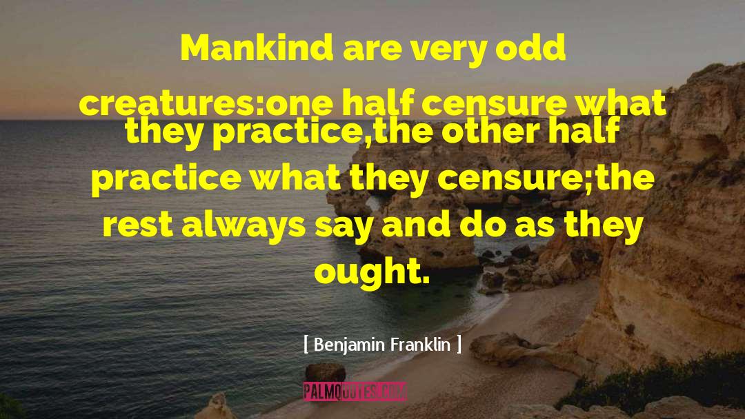 Solitude Practice quotes by Benjamin Franklin