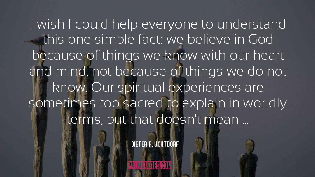 Solitude With God quotes by Dieter F. Uchtdorf