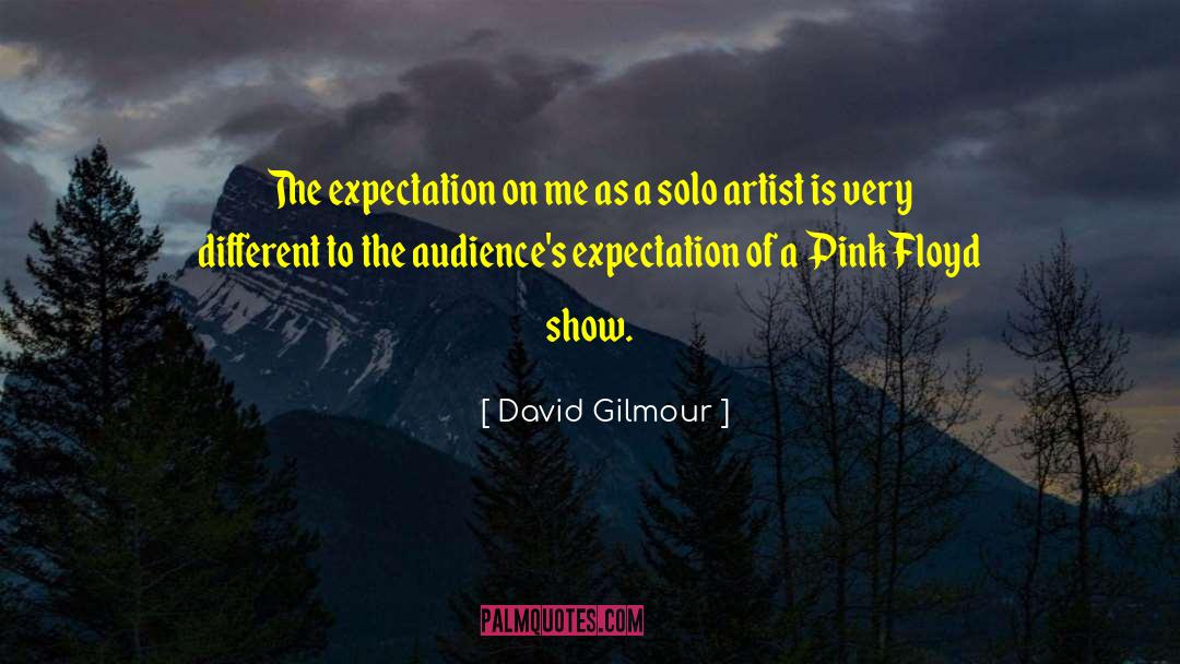 Solo Artist quotes by David Gilmour