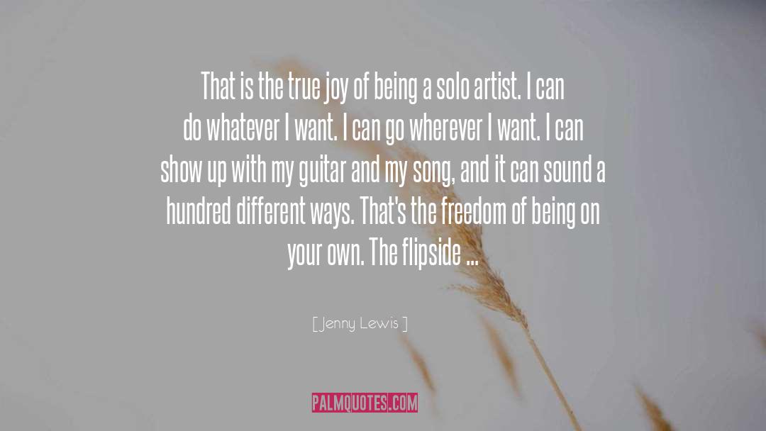 Solo Artist quotes by Jenny Lewis