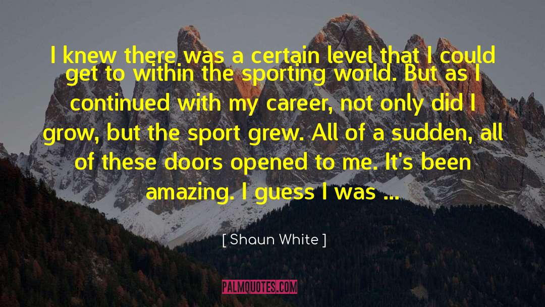 Solo Careers quotes by Shaun White