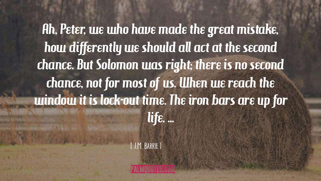 Solomon quotes by J.M. Barrie
