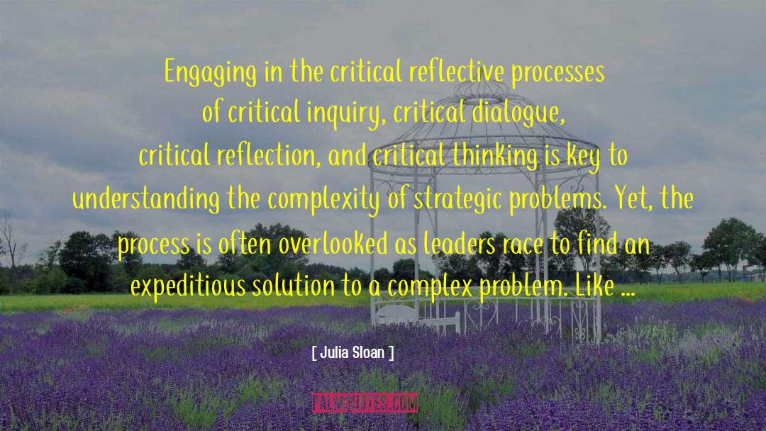 Solution Provision quotes by Julia Sloan