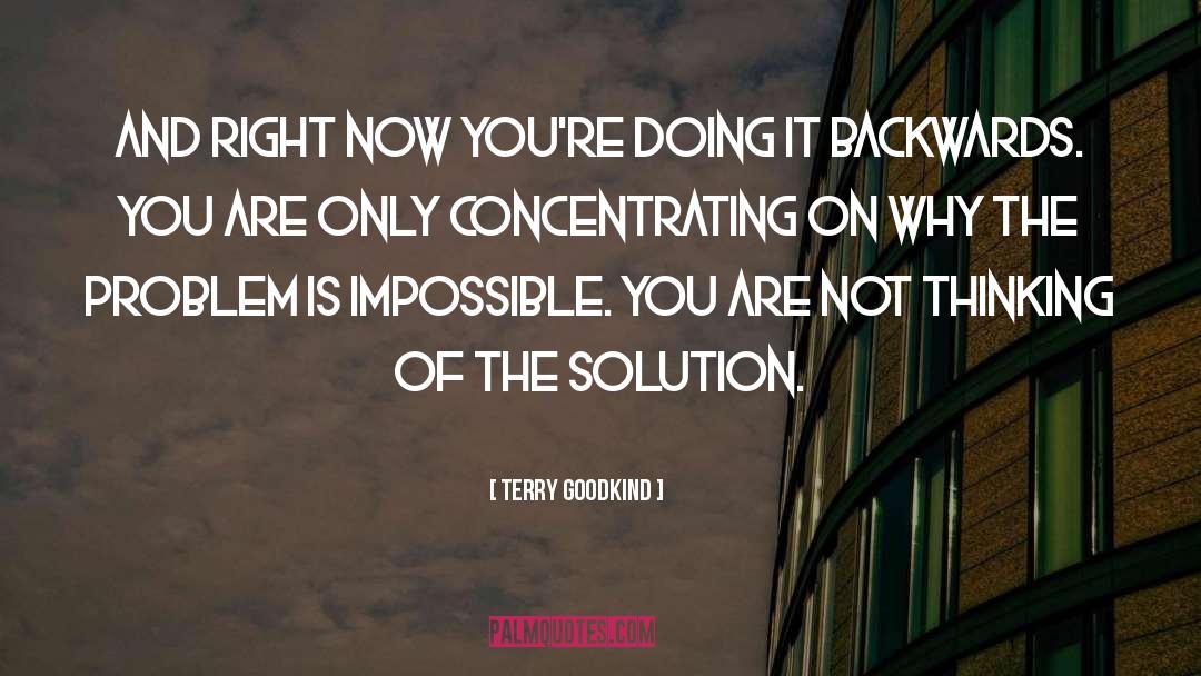 Solution Provision quotes by Terry Goodkind