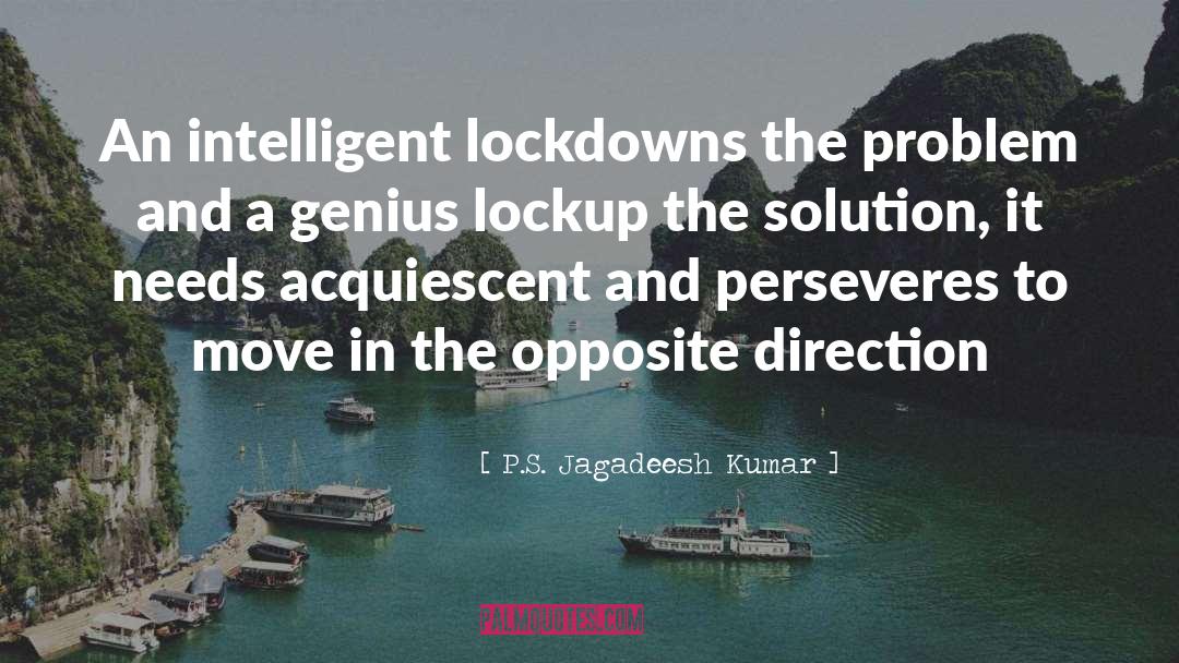 Solution Provision quotes by P.S. Jagadeesh Kumar